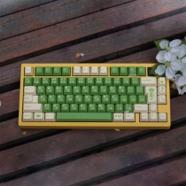 GMK Cream Matcha 104+66 Full PBT Dye-subbed Keycaps Set for Cherry MX Mechanical Gaming Keyboard